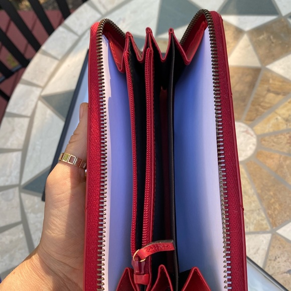 GG Marmont Medium Quilted Zip Wallet, Red - Picture 3 of 7